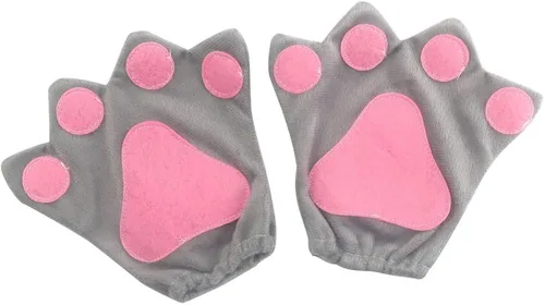 Vista 5 de Disfraz de elefante gris, diadema con orejas de nariz, coleta, corbatín y patas, falda tutú, kit de fantasía para Halloween, fiesta de cosplay