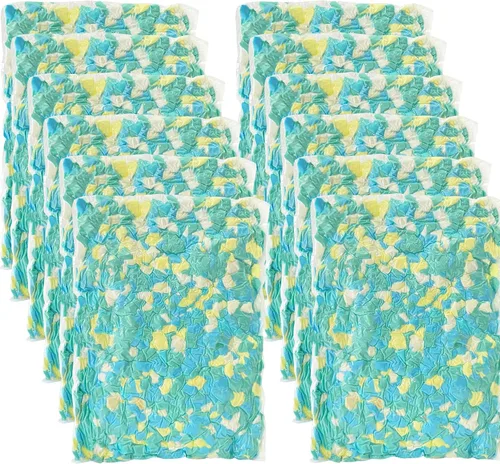 Vista 7 de Relleno de puf de 5 libras, relleno de espuma viscoelástica triturada azul para almohadas y camas para perros
