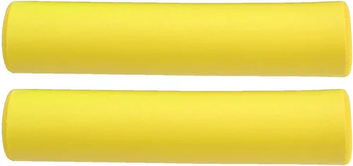 Vista 3 de CHICIRIS Agarradera para manillar, 1 par de empuñaduras para manillar, agarre de silicona antideslizante a prueba de golpes con tapones finales