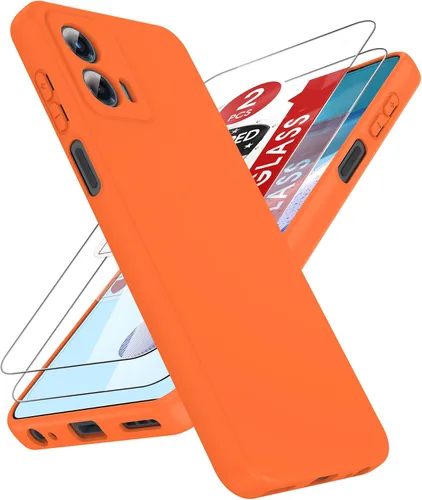 Vista 57 de LeYi Funda para Motorola Moto G Play 4G 2024: Funda para Moto G Play 4G 2024 con funda delgada y antiarañazos, silicona líquida a prueba de golpes
