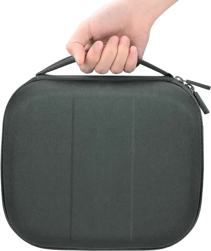 Vista 3 de Linkidea Funda de transporte para auriculares compatible con Audio-Technica ATH-M50X, ATH-GDL3 y más, bolsa protectora de viaje rígida con cable