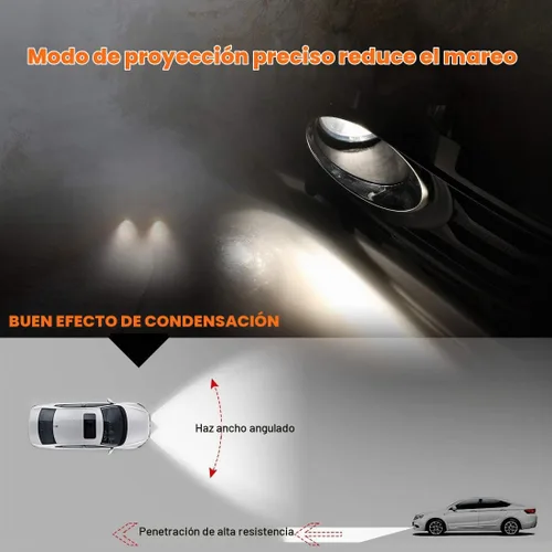 Vista 6 de Nixon Offroad Juego de luces antiniebla para Ford Fusion 2013-2016 con bombillas halógenas + kit de arnés de cableado + interruptor universal +