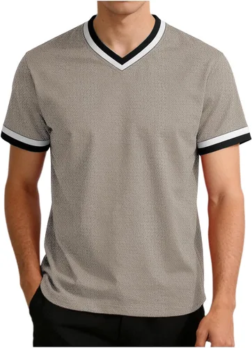 Vista 11 de Lightweight Workout Shirts for Men Summer Mesh V Neck Running Athletic T-Shirts Short Sleeve Breathable Gym Tops