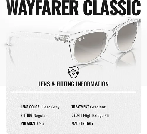 Vista 4 de Ray-Ban RB2132 NEW WAYFARER CLASSIC - Gafas de sol de forma cuadrada con kit oficial de gafas