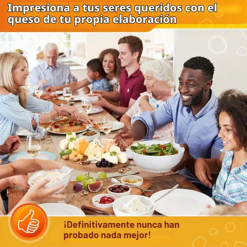 Vista 7 de Molde de queso - Kit de fabricación de queso 2 piezas - Suministros para hacer queso - Juego de queso para prensa - Paneer Maker - Ideal para quesos