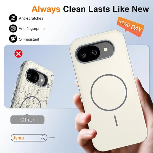 Vista 290 de Jshru Funda para Samsung Galaxy S26 Plus/Galaxy S25 Plus: para Galaxy S24 Plus [compatible con Magsafe] [2 protectores de pantalla HD] cubierta