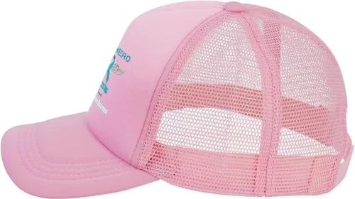 Vista 3 de Gorra de béisbol de malla para papá, gorra de camionero ajustable, unisex, color negro