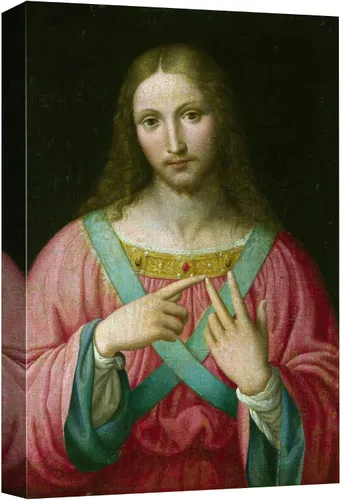Vista 119 de wall26 Lienzo impreso para pared, diseño de Salomé y San Juan Bautista, por Solario, Historia del Renacimiento, ilustraciones de bellas artes, arte