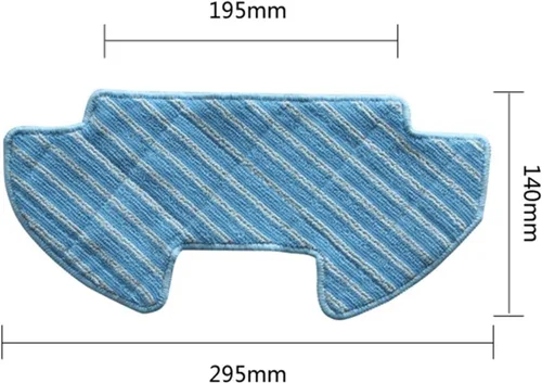 Vista 6 de Kit de repuesto de piezas para aspiradora robot, rodillo, filtro de cepillo lateral suave, compatible con Midea VCR07 VCR08 MR09, compatible con 1