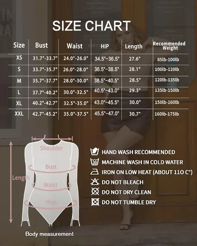 Vista 6 de MANGOPOP Bodysuits for Women Crew Neck Long Sleeve Bodysuit Tops Going Out T Shirts Tops
