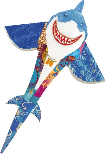 Vista 7 de Shark Kite for Kids & Adults, Outdoor Kite, Perfect for Beginners, Easy to use, Ideal for Beaches, backyards, Grassy Areas