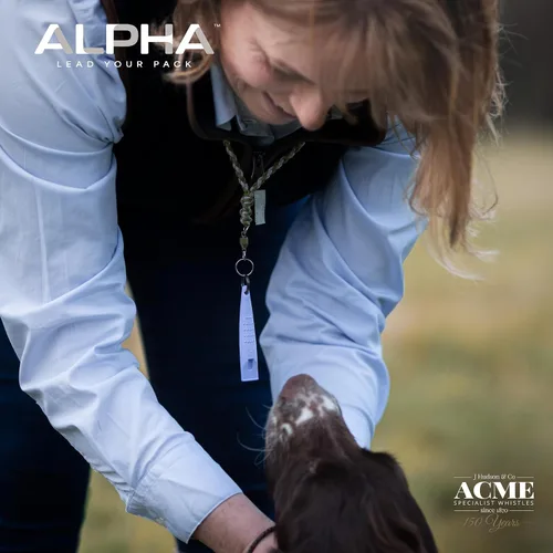 Vista 8 de Acme Alpha 211.5 - Silbato profesional para entrenamiento de perros con empuñadura ergonómica mejorada. Plástico libre de BPA. 110 dBA. Largo Azul