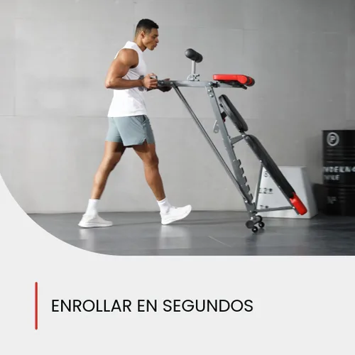 Vista 7 de Finer Form - Banco de pesas multifuncional FID para entrenamiento corporal todo en uno – Extensión de espalda hiper, silla romana, banco ajustable