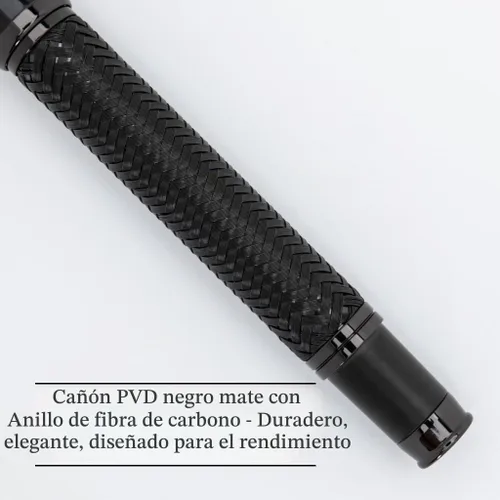 Vista 2 de Monteverde USA Innova Formula M Black Rollerball Pen Instrumento de escritura premium con repuesto Schmidt 888 Negro