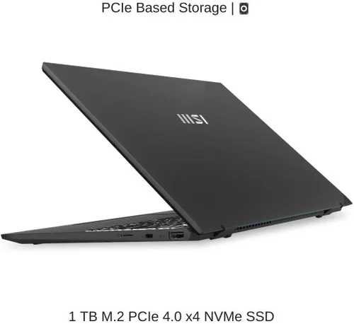Vista 5 de HIDevolution [2024] MSI Prestige 13 AI Evo A1MG [gris estelar] QHD+ OLED de 13.3 pulgadas, 1.4 GHz Ultra 7-155H, gráficos Intel Arc, 16 GB LPDDR5