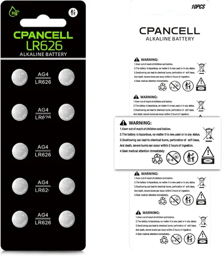 Vista 5 de CPANCELL SR626SW - Batería de reloj 376 377 LR626 AG4 1.5V Batería de reloj (10 unidades)
