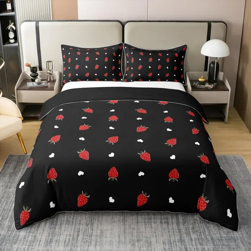 Vista 9 de Funda de edredón de campista 100% algodón individual, juego de ropa de cama de campamento feliz para niños y niñas, funda de edredón de remolque
