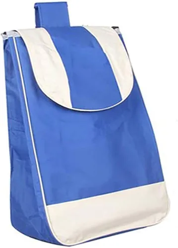 Vista 8 de Bolsa de repuesto para carrito de compras, bolsa de carrito de 41 L para carrito de compras, bolsa de almacenamiento impermeable de tela Oxford