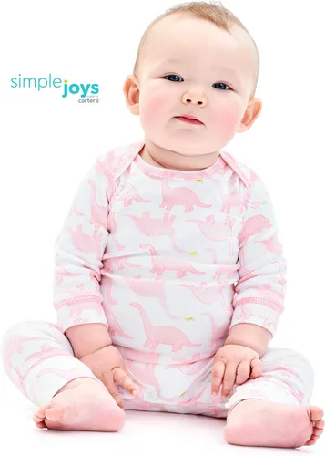Vista 2 de Simple Joys by Carter's Overol para bebé, paquete de 3
