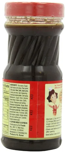 Vista 4 de CJ Korean Salsa BBQ, Kalbi, botellas de 29.63 onzas (paquete de 4).