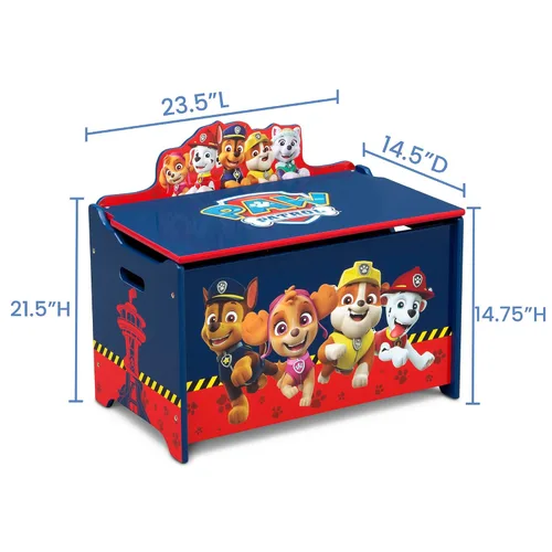 Vista 5 de Delta Children - Caja de juguetes Deluxe, PAW Patrol