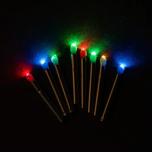 Vista 6 de 6.2/GT - Batería de repuesto de luz LED de alta capacidad para señuelos de pesca, bobbers, flechas, flotadores de pesca, luces de poste, Rojo