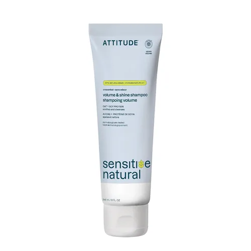 Vista 10 de ATTITUDE Champú para el cabello para cuero cabelludo seco sensible, verificado por EWG, avena calmante, protege el color, ingredientes derivados
