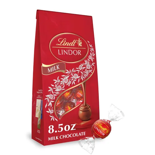 Vista 69 de Lindt Lindor - Trufas de chocolate extra oscuro 60 %, caramelo de chocolate negro con centro de trufa suave y derretida, ideal para regalar, 5.1
