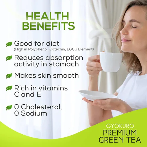 Vista 9 de Juego de té Aracha Gyokuro y Gokuzyo y tetera japonesa Tokoname Kyusu de Japanese Green Tea Co – Surtido de té verde japonés de 3 piezas de alta