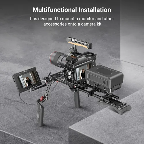 Vista 2 de SmallRig Montaje EVF ajustable con abrazadera NATO MD3507