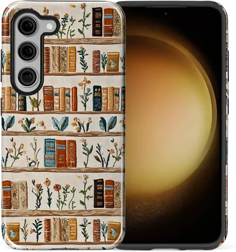 Vista 26 de Funda compatible con Samsung Galaxy S23, funda híbrida de protección rígida de 2 capas, a prueba de golpes, funda protectora resistente para Lata