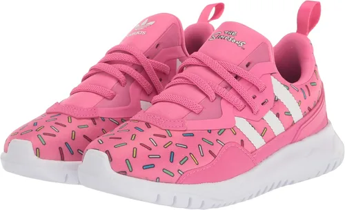 Vista 7 de adidas Originals Tenis Flex unisex para niños Semi Solar RosaBlancoSemi Solar Rosa