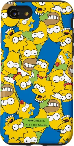 Vista 18 de The Simpsons Homer Marge Bart Lisa Maggie Print - Carcasa para iPhone 17