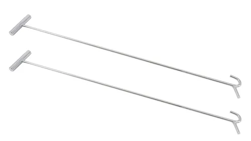 Vista 11 de Mytee Products Extractor de pasador de quinta rueda cromado resistente con gancho de 34 pulgadas