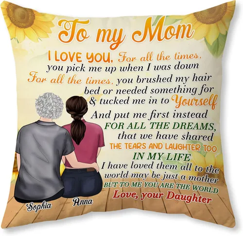 Vista 14 de Hyturtle Almohada personalizada para mi hijo – Regalos de mamá a hijo adulto – Regalos inspiradores en cumpleaños – Regalos de graduación