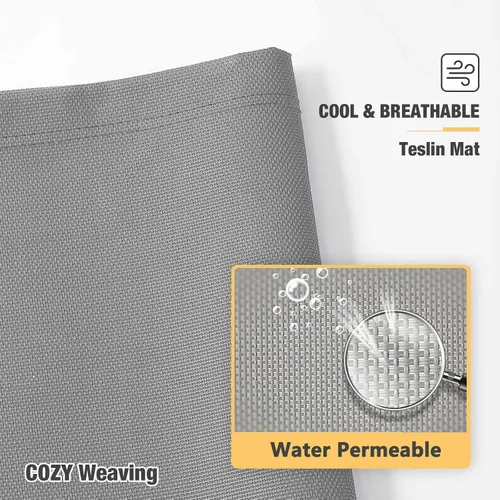 Vista 21 de Veehoo Cama elevada para perros a prueba de mordidas - Cuna elevada refrescante para mascotas - Marco de aluminio plateado y tela de malla