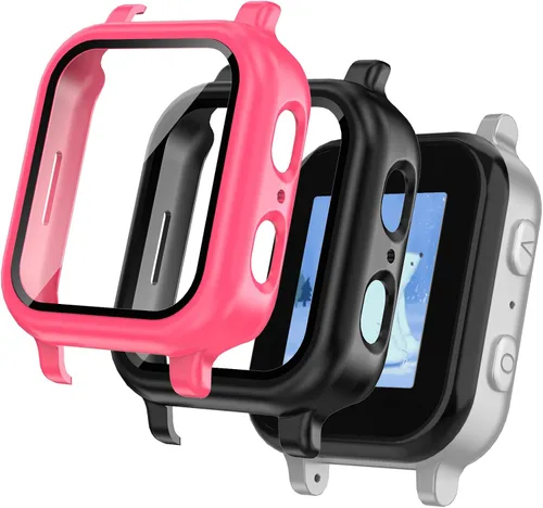 Vista 14 de Paquete de 2 accesorios Gabb Watch 3/3e - Funda protectora con protector de pantalla de vidrio templado integrado y cubierta rígida de policarbonato