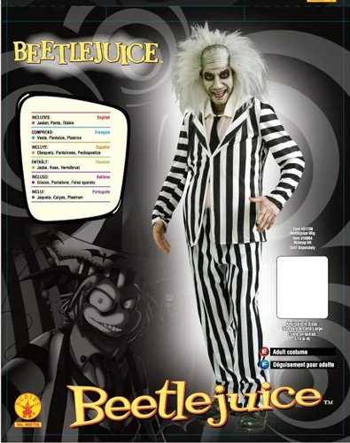 Vista 2 de Disfraz de Beetlejuice