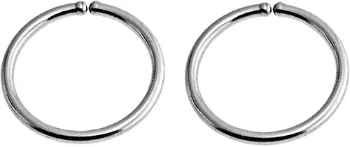Vista 30 de Aretes de aro dorados y plateados para cartílago, nariz, tabique, oreja, hélix, tragus, joyería para mujer, hipoalergénicos, pequeños aros