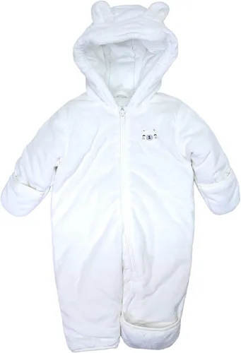 Vista 3 de Carter's Traje de nieve de invierno de una pieza resistente al agua estilo cochecito de bebé niño con orejas Zorro azul marino con pies