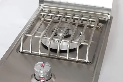 Vista 3 de Bull Outdoor Products 60008 - Quemador lateral de acero inoxidable, propano líquido, gris