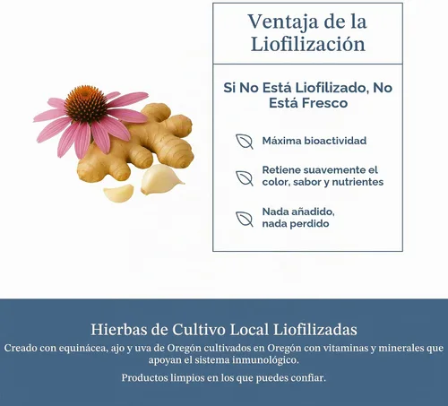 Vista 5 de Eclectic Institute Vitabiotic Immune Nuevo en cápsulas, 150 cápsulas vegetales sin OMG