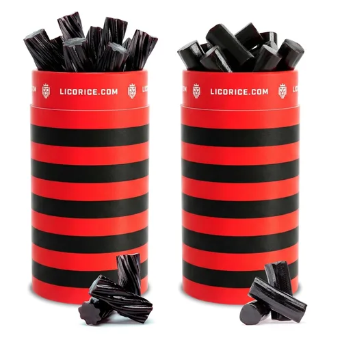 Vista 11 de Licorice Gourmet Candy Regaliz Rojo y Negro Soft Twists