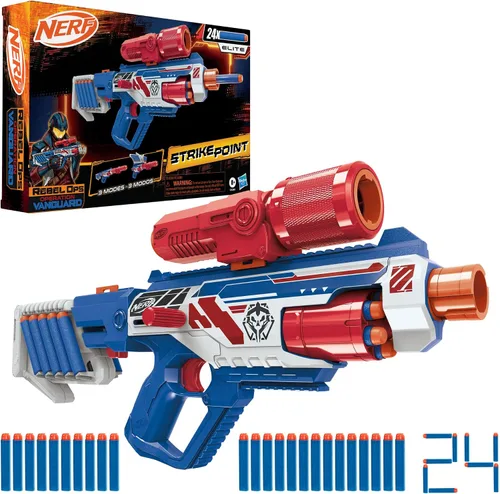 Vista 3 de Nerf Operación Rebel Ops Vanguard Strikepoint Blaster