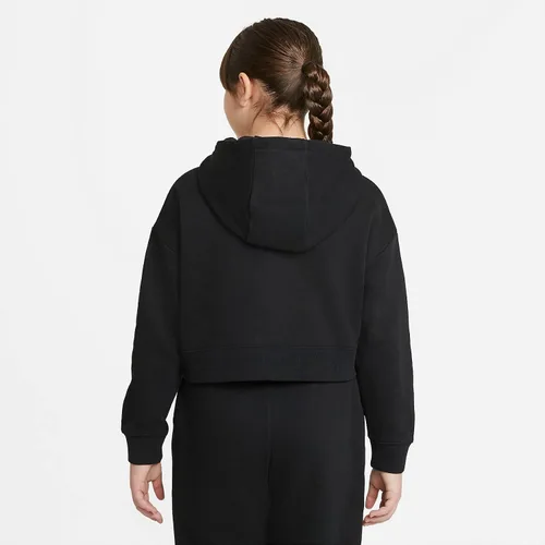 Vista 4 de Nike Sudadera con capucha para niña Sportswear Club Fleece Crop (niños pequeñosniños grandes)