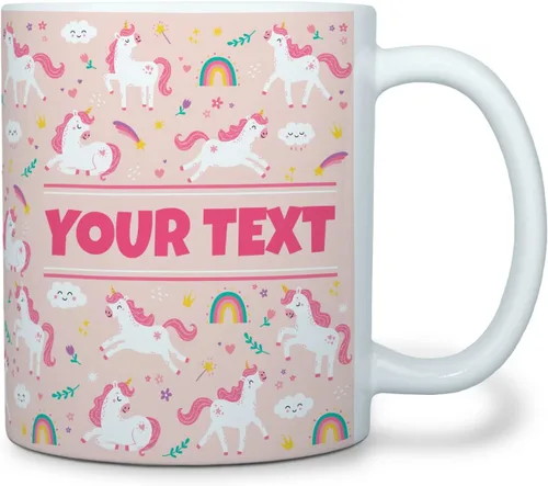 Vista 17 de Taza personalizada para niños – Mariposas – Nombre/texto personalizado, chocolate caliente de cerámica, cacao/taza de café para niñas, regalo