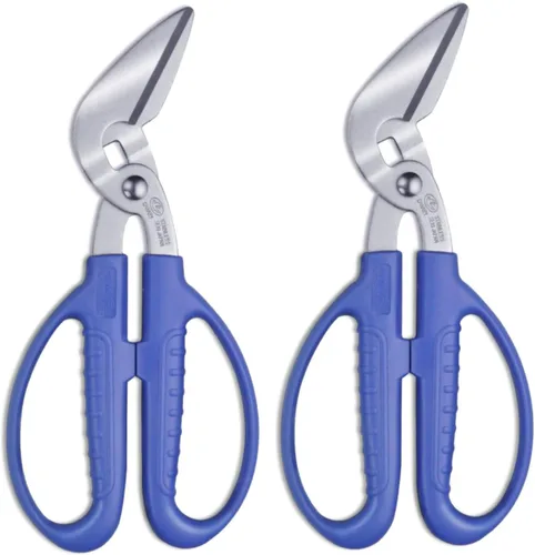 Vista 7 de CANARY Tijeras de Cartón Corrugado de 8.5", Tijeras para Manualidades de Trabajo Pesado con Hoja Angulada, Acero Inoxidable Japonés, Fabricadas