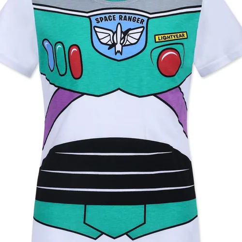 Vista 4 de Disney Toy Story - Conjunto de camiseta y pantalón deportivo para niños pequeños y pequeños, azulamarillo o verdegris