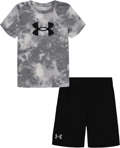Vista 128 de Under Armour baby-girls Ua Terrazzo Leopard Heart SetShort Set