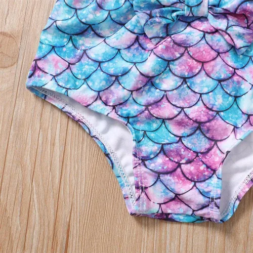 Vista 6 de Weixinbuy Traje de baño para bebés y niñas, traje de baño con patrón de sandía, traje de baño para niños y niñas